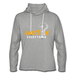 Unisex Lightweight Terry Hoodie - heather gray