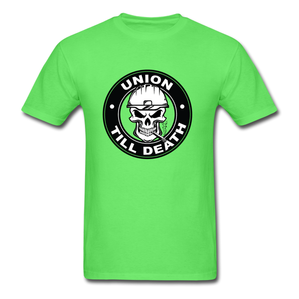 Men's T-Shirt- "Union till Death" - kiwi