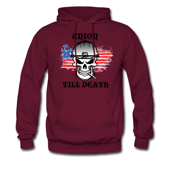 Men's Hoodie - burgundy