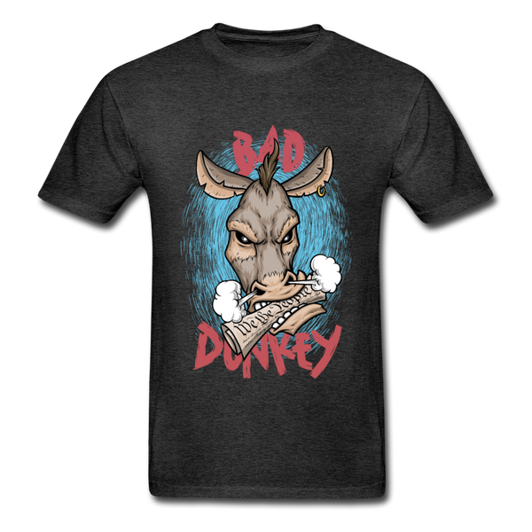 "Bad Donkey"  T-Shirt - charcoal gray