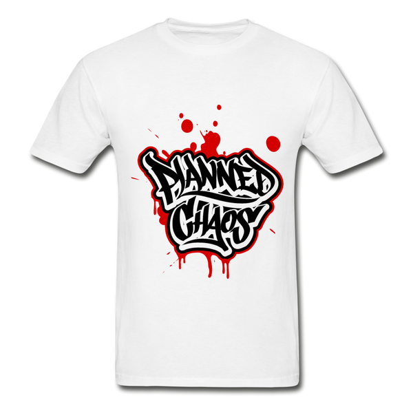 Planned Chaos Graffiti - white