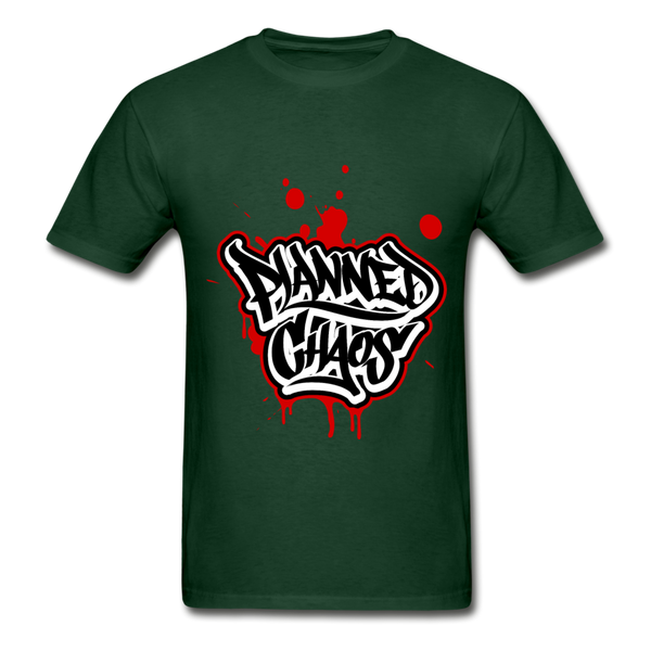 Planned Chaos Graffiti - forest green