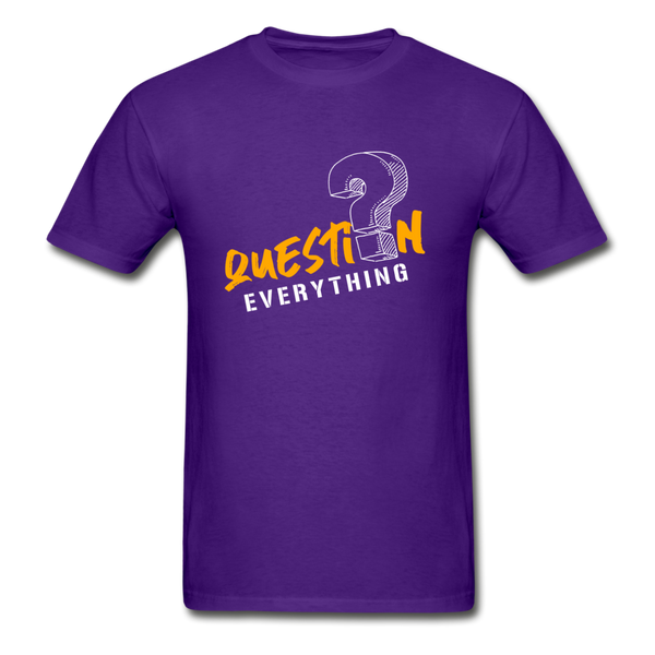 Question Everything T-Shirt - purple