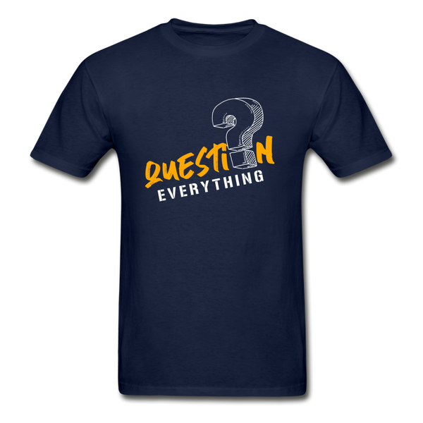 Question Everything T-Shirt - navy