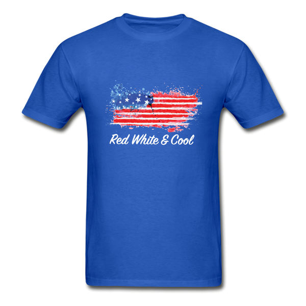 Red White & Cool-tagless T-Shirt - royal blue