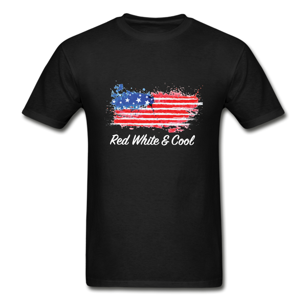 Red White & Cool-tagless T-Shirt - black