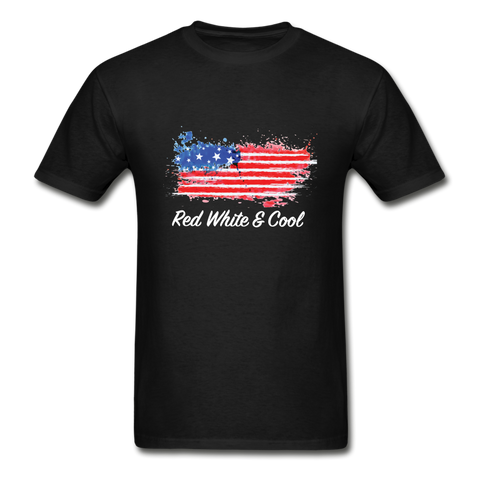 Red White & Cool-tagless T-Shirt - black