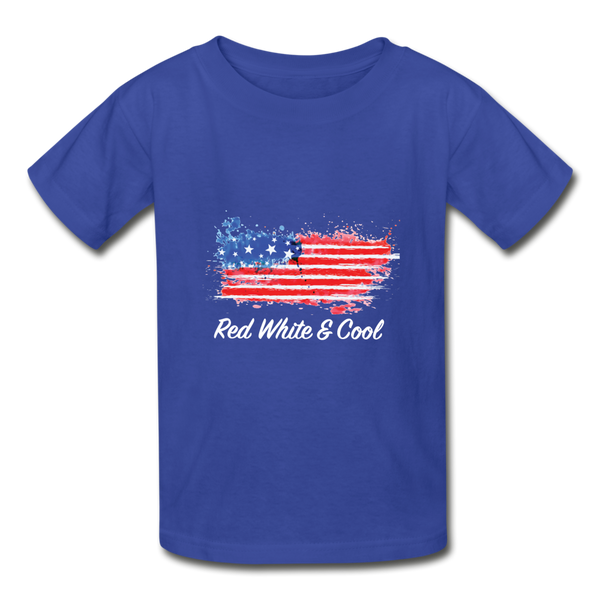Hanes Youth Tagless T-Shirt - royal blue