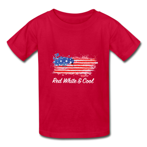 Hanes Youth Tagless T-Shirt - red