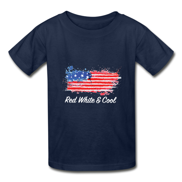 Hanes Youth Tagless T-Shirt - navy