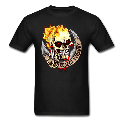 "Reject Tyranny" Adult T Shirt - black