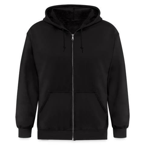 Men's Zip Hoodie - black